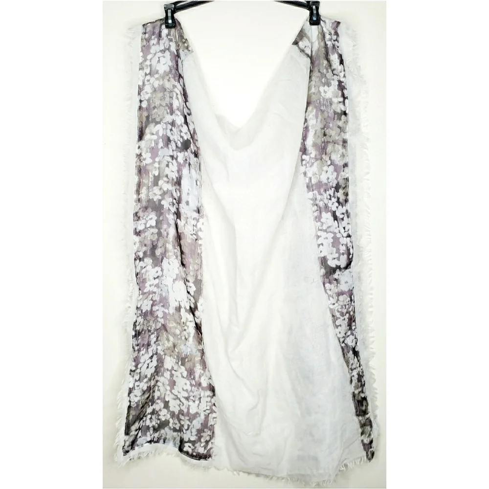 10) VERA WANG sheer multi-layer scarf